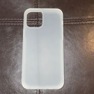 IPHONE 12 TRANSLUCENT CLEAR CASE